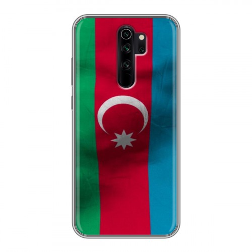 Дизайнерский силиконовый чехол для Xiaomi RedMi Note 8 Pro Флаг Азербайджана