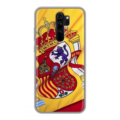 Дизайнерский силиконовый чехол для Xiaomi RedMi Note 8 Pro Флаг Испании