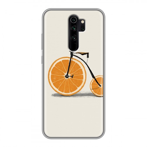 Дизайнерский силиконовый чехол для Xiaomi RedMi Note 8 Pro Апельсины