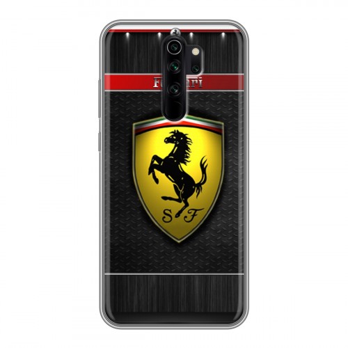 Дизайнерский силиконовый чехол для Xiaomi RedMi Note 8 Pro Ferrari