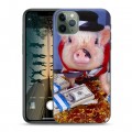 Дизайнерский пластиковый чехол для Iphone 11 Pro Max Свинки