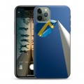 Дизайнерский пластиковый чехол для Iphone 11 Pro Max Флаг Швеции