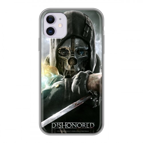 Дизайнерский пластиковый чехол для Iphone 11 Dishonored 