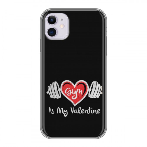 Дизайнерский силиконовый чехол для Iphone 11 День Святого Валентина