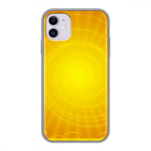 Дизайнерский пластиковый чехол для Iphone 11 Солнце