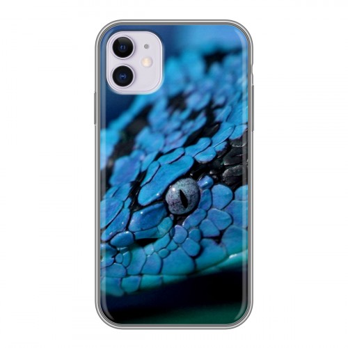Дизайнерский силиконовый чехол для Iphone 11 Змеи