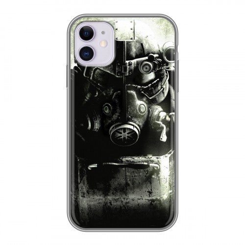 Дизайнерский силиконовый чехол для Iphone 11 Fallout