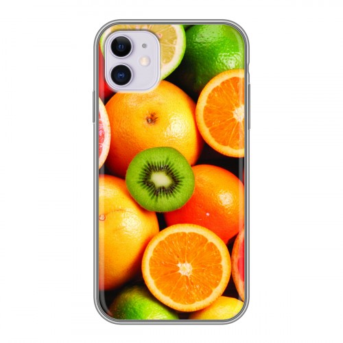Дизайнерский пластиковый чехол для Iphone 11 Лимон