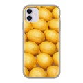 Дизайнерский силиконовый чехол для Iphone 11 Лимон