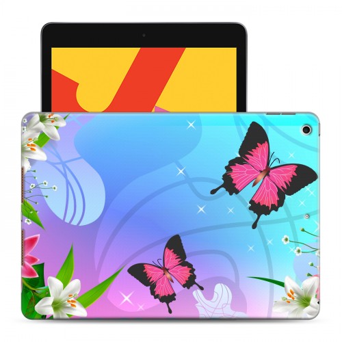 Дизайнерский силиконовый чехол для Ipad 10.2 (2019) Бабочки