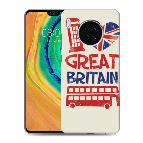 Дизайнерский пластиковый чехол для Huawei Mate 30 British love