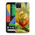 Дизайнерский пластиковый чехол для Google Pixel 4 Орхидеи