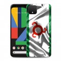 Дизайнерский пластиковый чехол для Google Pixel 4 Флаг Ингушетии