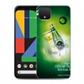 Дизайнерский пластиковый чехол для Google Pixel 4 Carlsberg