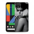 Дизайнерский пластиковый чехол для Google Pixel 4 Леди Гага
