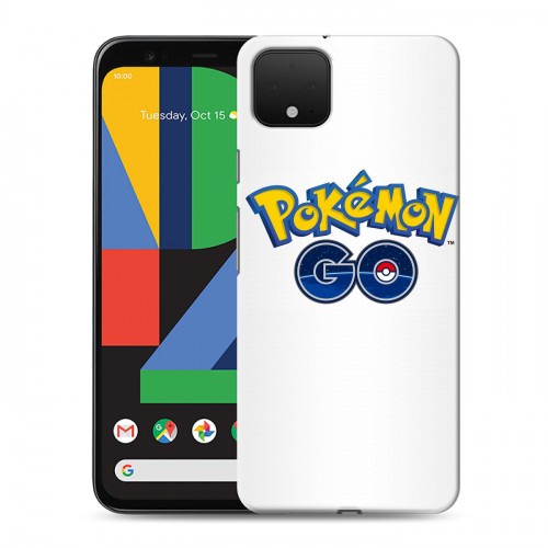 Дизайнерский пластиковый чехол для Google Pixel 4 XL Pokemon Go