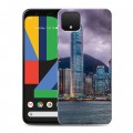 Дизайнерский пластиковый чехол для Google Pixel 4 XL Гонконг