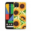 Дизайнерский пластиковый чехол для Google Pixel 4 XL Романтик цветы
