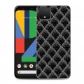 Дизайнерский силиконовый чехол для Google Pixel 4 XL Черно-белые тенденции