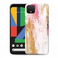 Дизайнерский пластиковый чехол для Google Pixel 4 XL Мазки краски