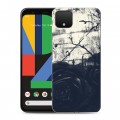 Дизайнерский силиконовый чехол для Google Pixel 4 XL Цветочные мазки