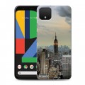 Дизайнерский пластиковый чехол для Google Pixel 4 XL Нью-Йорк