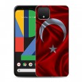Дизайнерский силиконовый чехол для Google Pixel 4 XL Флаг Турции