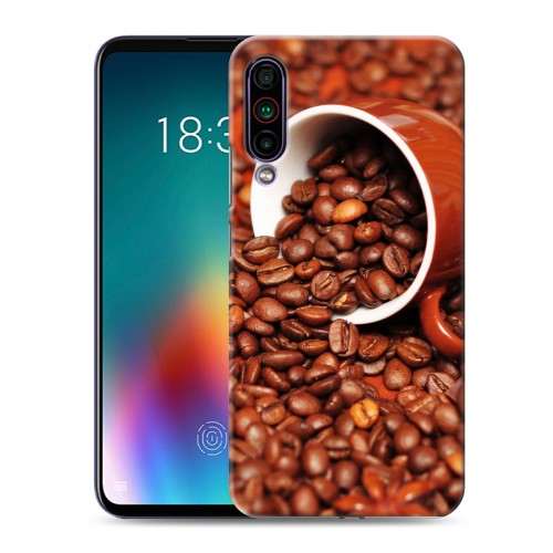 Дизайнерский силиконовый чехол для Meizu 16T Кофе напиток