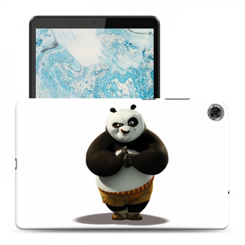 Дизайнерский силиконовый чехол для Lenovo Tab M8 Кунг-фу панда
