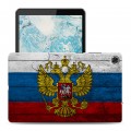 Дизайнерский силиконовый чехол для Lenovo Tab M8 Российский флаг
