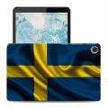 Дизайнерский силиконовый чехол для Lenovo Tab M8 флаг Швеции