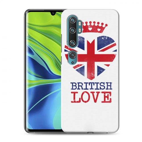 Дизайнерский силиконовый с усиленными углами чехол для Xiaomi Mi Note 10 British love