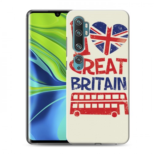 Дизайнерский силиконовый с усиленными углами чехол для Xiaomi Mi Note 10 British love
