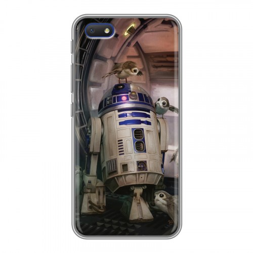 Дизайнерский пластиковый чехол для Alcatel 1V (2019) Star Wars : The Last Jedi