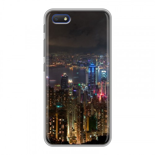 Дизайнерский пластиковый чехол для Alcatel 1V (2019) Гонконг