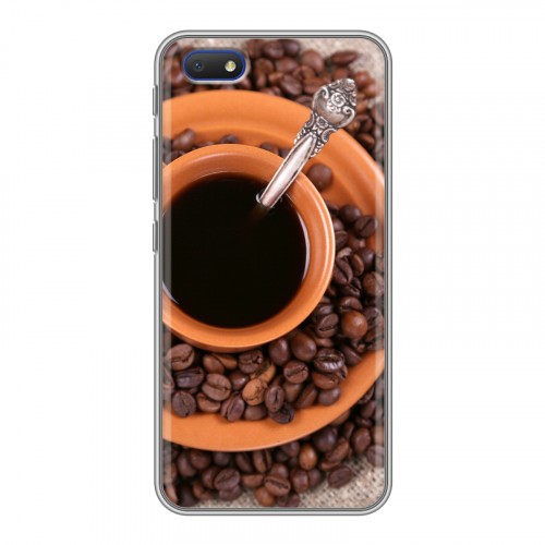 Дизайнерский пластиковый чехол для Alcatel 1V (2019) Кофе напиток