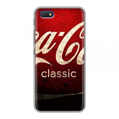 Дизайнерский пластиковый чехол для Alcatel 1V (2019) Coca-cola