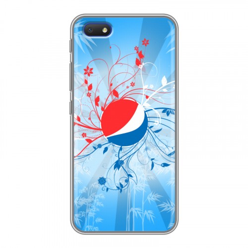 Дизайнерский пластиковый чехол для Alcatel 1V (2019) Pepsi