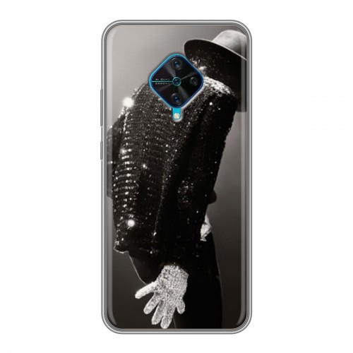Дизайнерский силиконовый с усиленными углами чехол для Vivo V17 Майкл Джексон