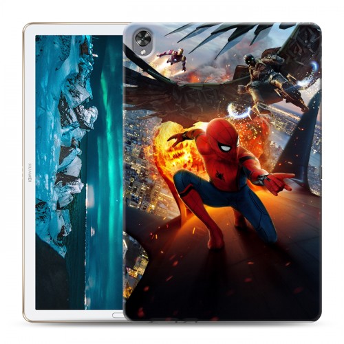 Дизайнерский силиконовый чехол для Huawei MediaPad M6 10.8 Человек - паук