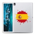 Полупрозрачный дизайнерский силиконовый чехол для Huawei MediaPad M6 10.8 флаг Испании