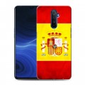 Дизайнерский пластиковый чехол для Realme X2 Pro флаг Испании