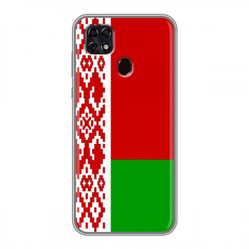 Дизайнерский силиконовый чехол для ZTE Blade 20 Smart Флаг Белоруссии