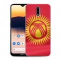 Дизайнерский силиконовый чехол для Nokia 2.3 флаг Киргизии