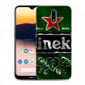 Дизайнерский пластиковый чехол для Nokia 2.3 Heineken