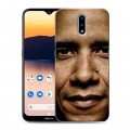 Дизайнерский силиконовый чехол для Nokia 2.3 Барак Обама