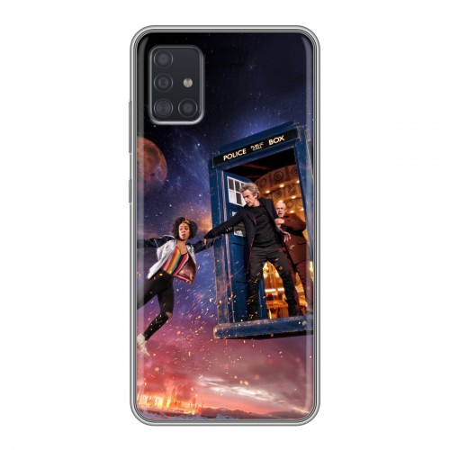 Дизайнерский силиконовый чехол для Samsung Galaxy A51 Доктор Кто