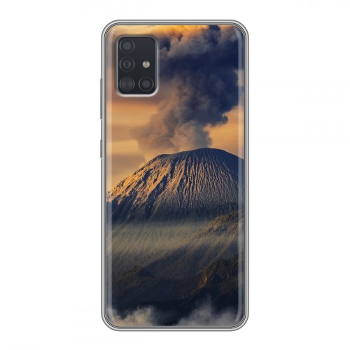 Дизайнерский силиконовый чехол для Samsung Galaxy A51 вулкан