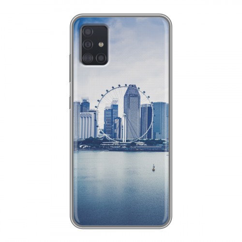 Дизайнерский силиконовый чехол для Samsung Galaxy A51 Сингапур