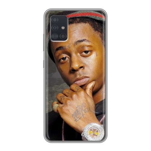 Дизайнерский силиконовый чехол для Samsung Galaxy A51 Lil Wayne
